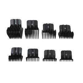 New Hevituwhe 8 Pack Premium Trimmer Guards for BaBylis-PRO Barberology FX787 and FX726 Trimmer, Replacement Guards with Metal Spring Clip - From 1/32-5/4 inch Snap on Blade Attachment Combs Set