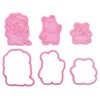 Tabekko Animal Cookie Cutter Set (Rion-kun, Kaban, Panda)