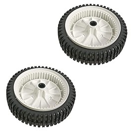 (New Part) 532180773 Compatible with Craftsman Mower 8" X 2" White Self-Propel Wheel Set 180773 + All Other Models in The Description