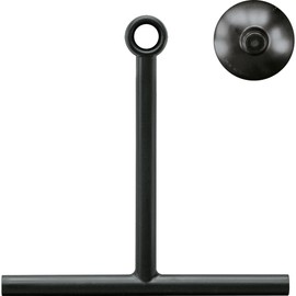 Kleine Wolke Lindo Shower Squeegee, Colour: Black, Material: PP, TPE, PVC, Length 22 x Width 23 x Height 3 cm