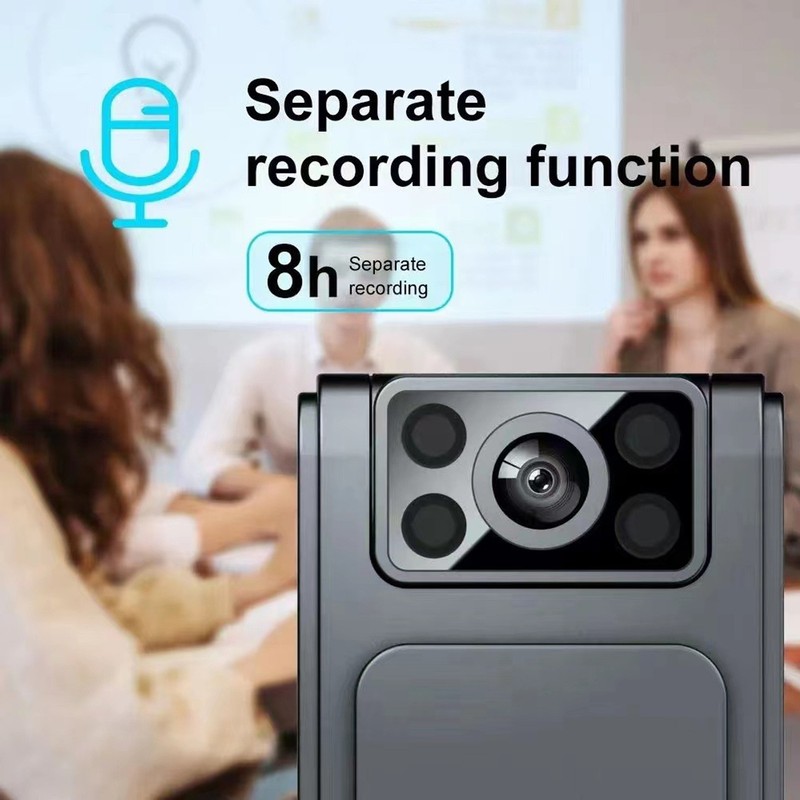 Wearable Camera 1080P WiFi Night Vision Wide Angle Back Clip