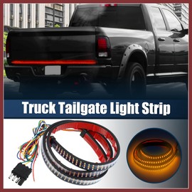 HEROFFIX 47" Tailgate Light Bar 324 LED Light Strip Reverse Brake Turn Signals Strobe Lights for Chevy Silverado for Ford F150 F250 for Ram 1500 2500 for GMC Sierra Truck RV Replace Parts