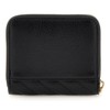 GUESS Sela Small Zip-Around Wallet, Black Floral Print, One Size