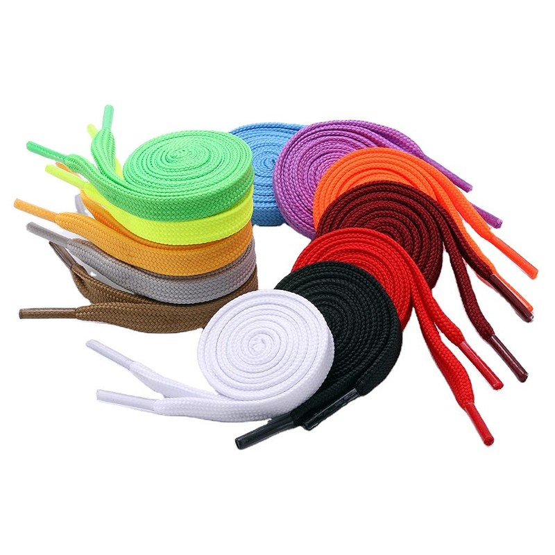 Sechunk 2 Pair Flat Shoelaces for Sneakers, Shoe Laces, Shoe