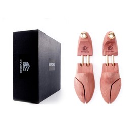 Esvioniq Cedar Shoe Tree with Twin Tubes Shoe Trees Sizes 3-14 Red Cedar Wooden Shoe Trees For Men And Women (1-Pack, UK 5-6)