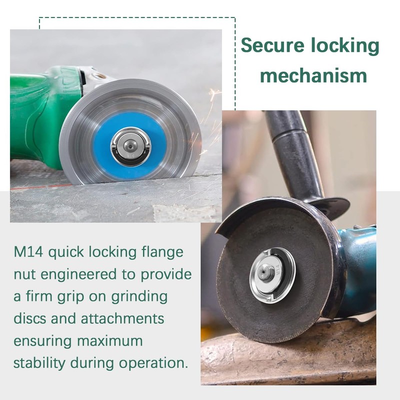 M14 Quick Clamping Nuts, Quick Release Nut with Pull Rin,