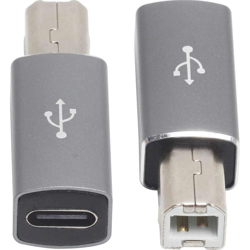 Audio Fan USB B Type Adapter USB C to USB