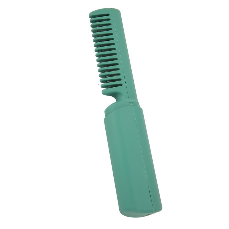 Mini Hair Straightener Brush Wireless Portable Ergonomic Handle Fast Warming