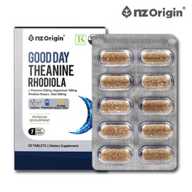 L-theanine, Rhodiola rosea, magnesium, stress care, L-theanine, 1 bottle, about 1 month, Good Day, Rhodiola, tension relief, serotonin, tryptophan / L 테아닌 홍경천 마그네슘 스트레스케어 엘테아닌 1통 약1개월 굿데이 로디올라 긴장완화 세로토닌 트립토판