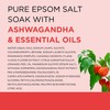 Dr Teal's Foaming Bath with Pure Epsom Salt, Ashwagandha, 34