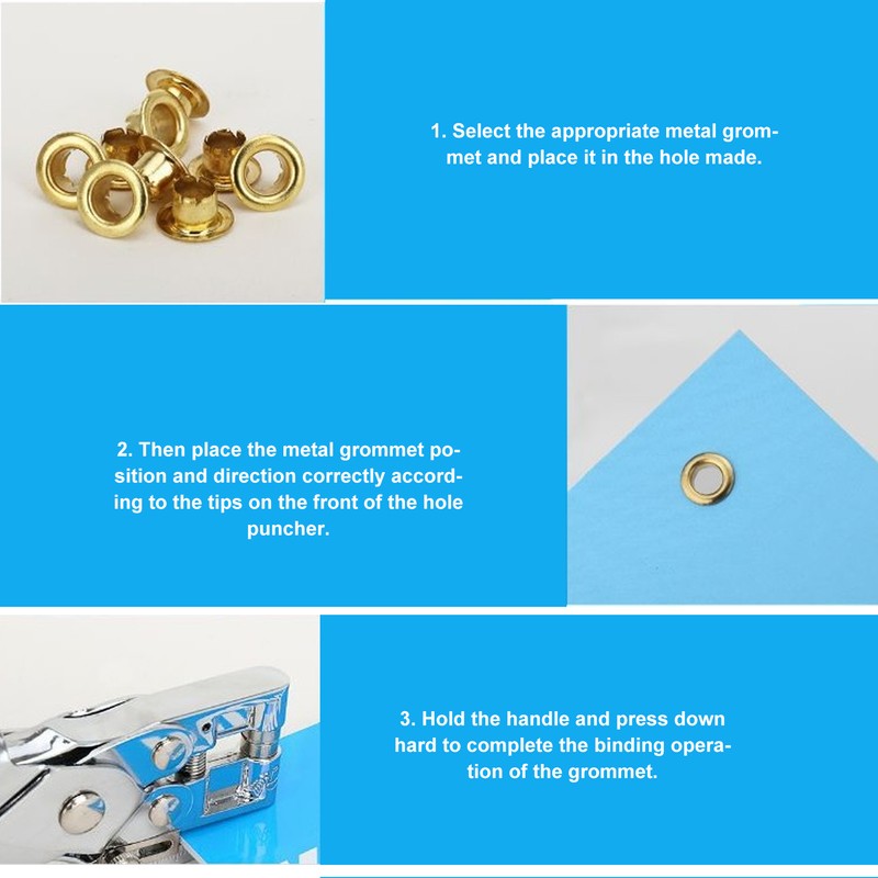 Handheld Hole Punch 1‑ Hole Punch 30 Sheet Capacity Single