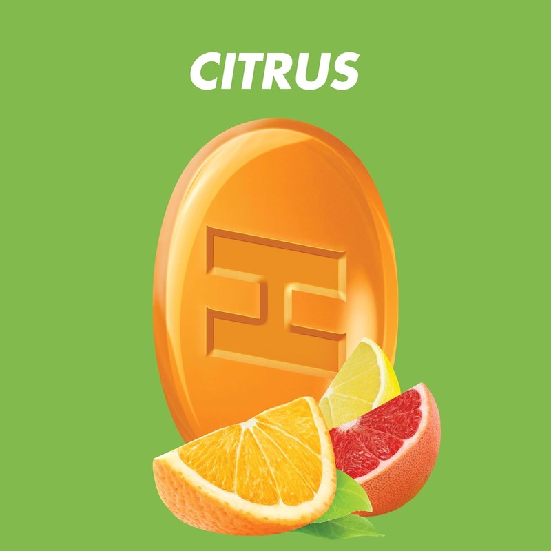 HALLS Defense Assorted Citrus Vitamin C Drops, Economy Pack, 80