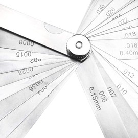 OTOTEC etric Master Feeler Gauge SET 32-Piece Blade Stainless Steel Dual Marked Metric/Imperial Reading Combination Tool