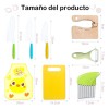 Juego De Cuchillos Seguros Para Cocinar Juguete Para Niños