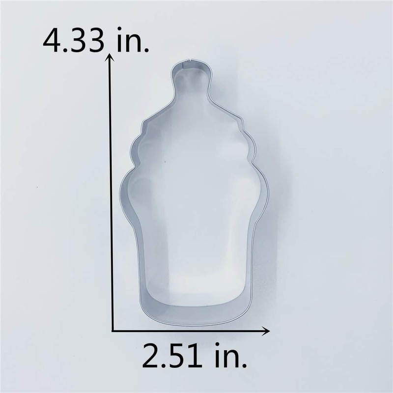 LILIAO Feeding Bottle Cookie Cutter for Baby Shower - 2.5