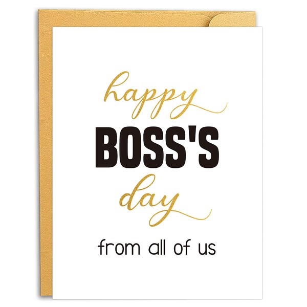 Goroar Jumbo Boss’s Day Card, Big Boss’s Day Card from Employee, Happy Boss’s Day from All of Us