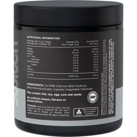 SWITCH NUTRITION HMB Ca-Beta-Hydroxy Beta-Methylbutryate 120 Caps
