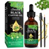 Rizinusöl Bio Castor Oil 60ml, 100% Reines Rizinusöl Haare für