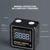 Buscador de Ángulos Digital, Inclinómetro Transportador de Cubo Magnético, Mini