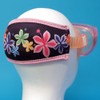 SeaCanary Snorkeling Diving Mask Strap Cover Colorful Hibiscus Navy