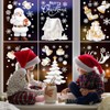 Christmas Window Stickers, 9 Sheets Double-Sides Xmas Window Clings Snowflake