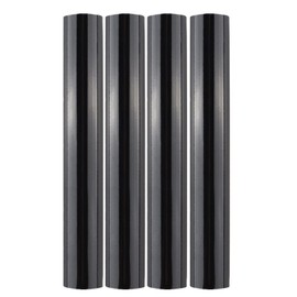 Briartw 4 Rolls Glimmer Hot Foil Roll Bundle for Crafts,Black Heat Activated Foil for Glimmer Hot Foil System/Heat Foil Pen,5.9inx16.4ft Heat Transfer Foil Roll,Foil Transfer Sheets