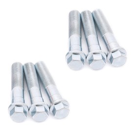 FKG Front Wheel Hub Bolt Fit for 1999-2010 Chevy Silverado 1500, 2003-2014 Chevy Express 1500 2500 3500, 2003-2014 GMC Savana 1500 2500 3500, Set of 6