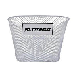 ALTREGO Canastilla Canastilla para Bicicleta R20 Incluye Soportes Blanca