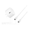 ONN Fast Charging adapter 20 Watt + USB-C Charging Cable,