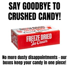 Sow Good Freeze Dried Ice Cream Candy Berry Crunch Ice Cream Bar 2 Pack. Perfect for Snacking, Parties & Astronauts