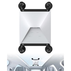 Starlink Mini Suction Cup Mount-Starlink Mini Accessories-Mounting Kit for Car Windows and Sunroofs-Starlink Mini Car Mount with Strong Suction Cups and Dual Slots (Starlink Mini Mount)