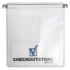 CheckOutStore (100) CD Double-Sided Refill Plastic Hanging Sleeve (White)
