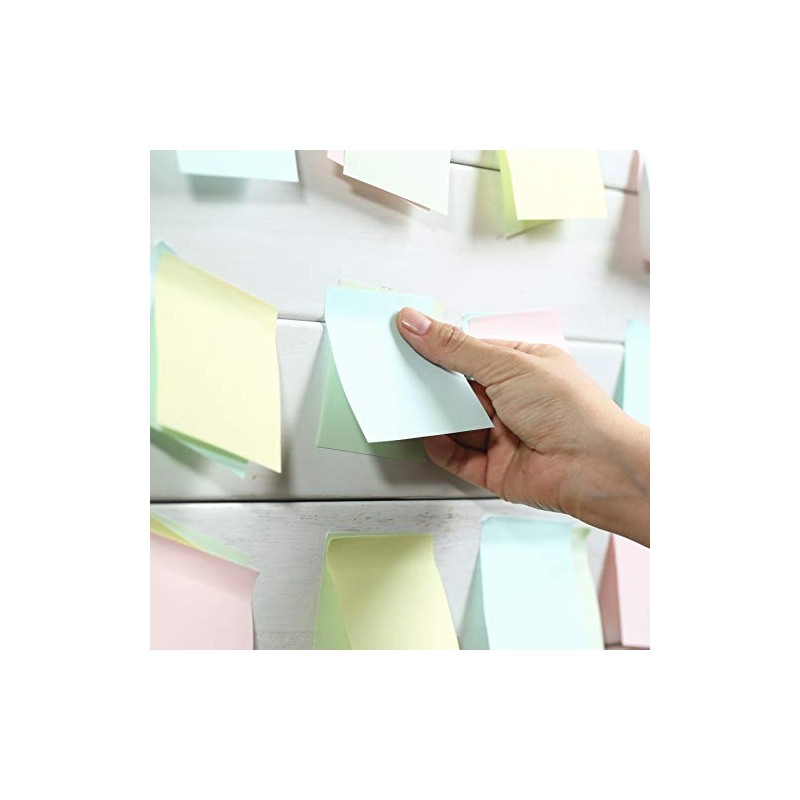 Waytex 100 Sheets 75x75mm Reusable Notepad Pink