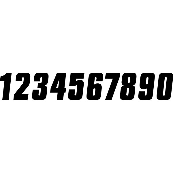FACTORY EFFEX FACTORY 7 INCH NUMBER # 7 WHITE 3-PACK