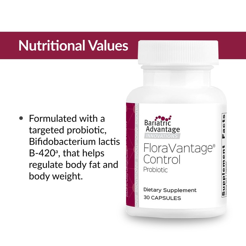 Bariatric Advantage FloraVantage Control - Probiotic Health for Bariatric Patients