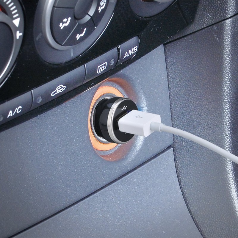 セイワ(SEIWA) 車内用品 シガーソケット充電器 パワープラグ USBソケット ブラック F244 USB接続