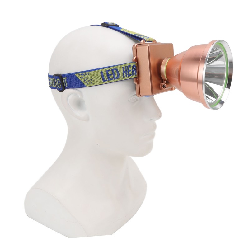 LED Torch Headlamp High Light Beam USB Charging 4800MAH Miner