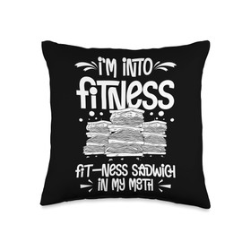 Sandwich Bread Lunch Food Maker Toaster Recipe Throw Pillow