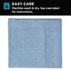 Brookstone Heathered Knit Moisture Wicking Full Size Sheet Set |