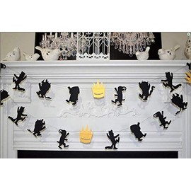 Wild Things Party Supplies, Wild One party decorations, Garland, Birthday Decor, wild rumpus, Wild things photo prop, Wild one decorations, wild one