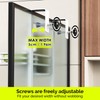 Orimade Over The Door Shower Caddy Adjustable 4 Tier White,Bathroom