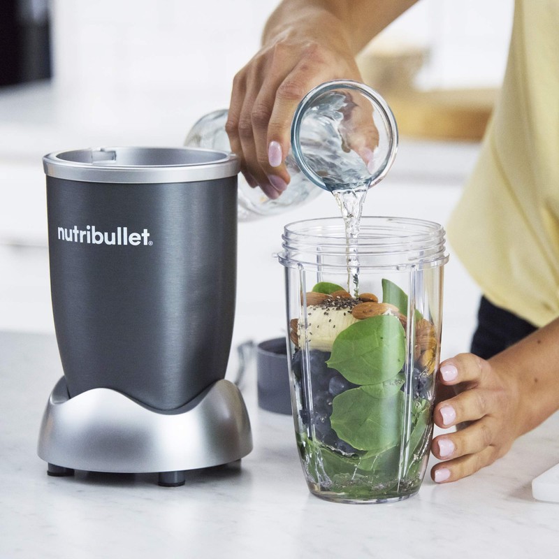 Magic Bullet NutriBullet 600W 8 Pieces Smoothie Blender - Grey
