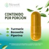 Nowek | Cúrcuma + Boswellia | 60 Cápsulas | Suplemento