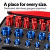 52-Piece Metric & SAE Nut and Bolt Thread Checker Set,
