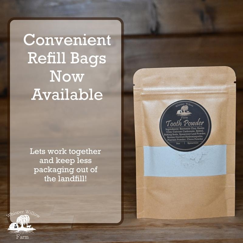 Natural Remineralizing Hydroxyapatite Tooth Powder, Natural Toothpaste Alternative Oral Whitening:_Spearmint