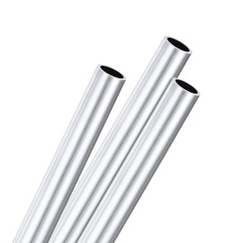 M METERXITY 3-Pack 250mm 6063 Aluminum Round Tube, 8mm ID 10mm OD Seamless Aluminum Tubing for Construction/Machining/DIY Crafting, Metal Straight Pipe [0.31x0.39x9.8IN]