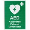 Seco AED Sign, Automated External Defibrillator 150 x 200 mm,
