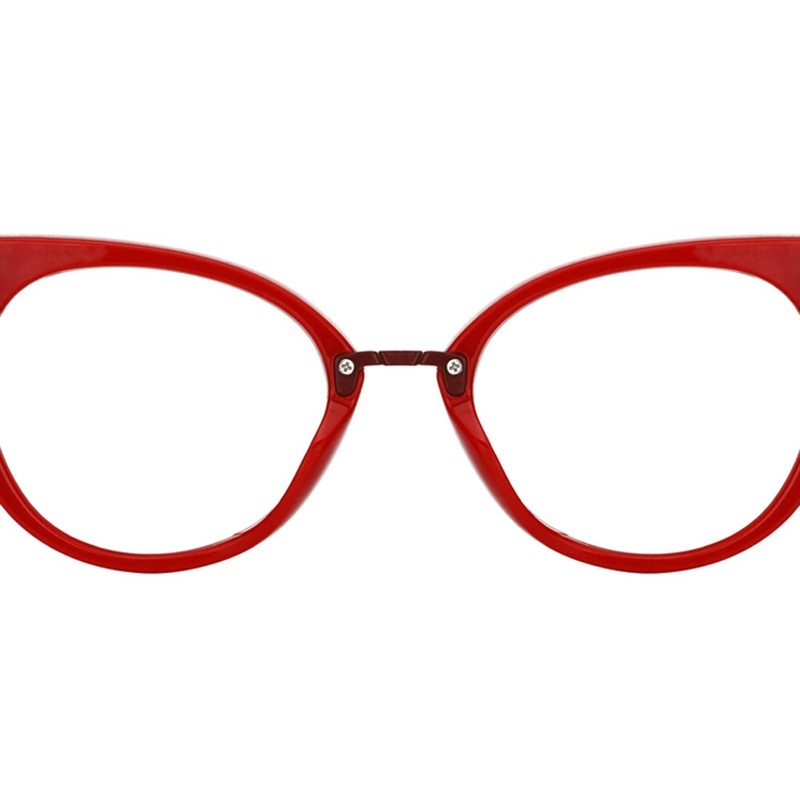 Zeelool Cat Eye Glasses Frame for Women Jacqueline FP0669-01 Red