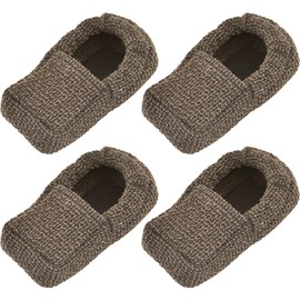 NOVA Walker Glide Ski Covers 2 Pairs - Durable, Protective Fabric Covers, Indoor Use to Protect Floors, Universal Fit, Easy On and Off, Glide Ski Slippers