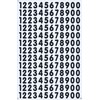 XIAXIN Waterproof PVC Number Number Sticker Sticker Set Weatherproof Waterproof